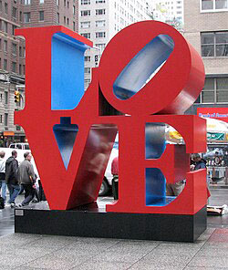 LOVE von Robert Indiana